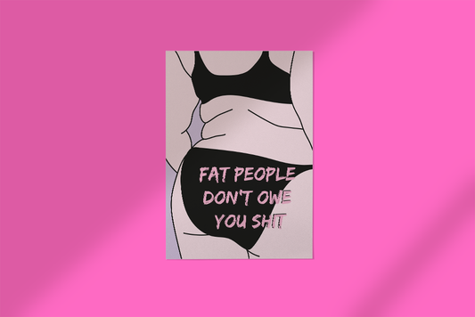 Art Print Fat People
