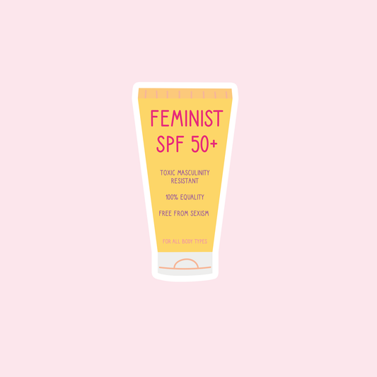 Feminist SPF Vinyl Sticker