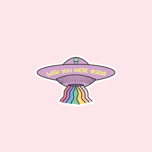 Queer Alien Vinyl Sticker
