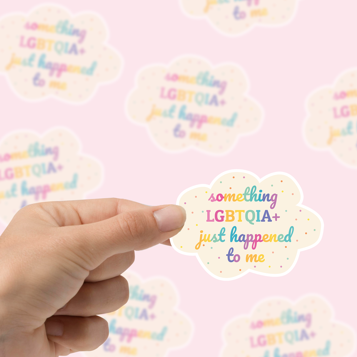 Something LGBTQIA+ Vinyl Sticker