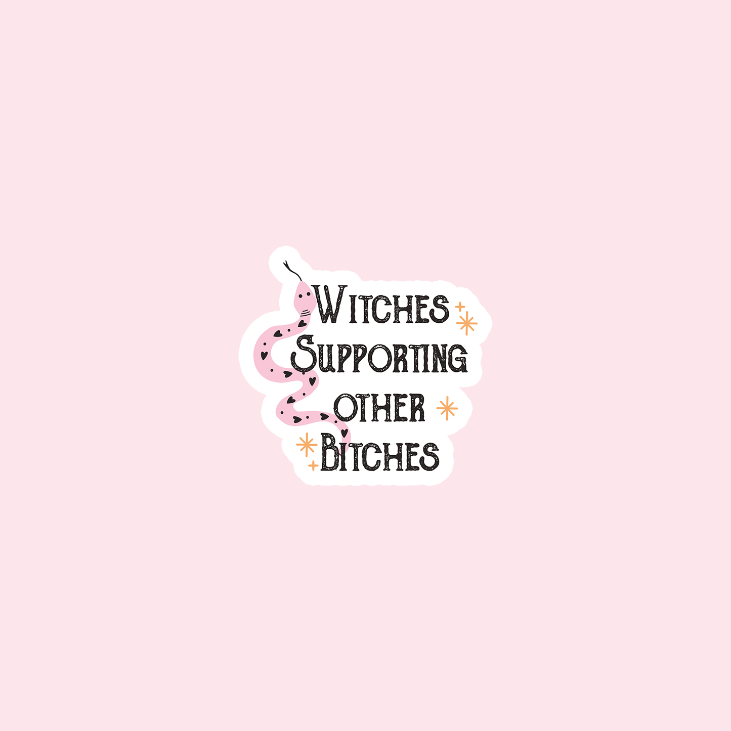 Witches Supporting Vinyl Sticker